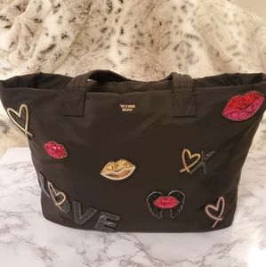 Victoria's Secret Sequin Patch Runway Weekender